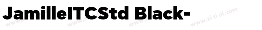 JamilleITCStd Black字体转换